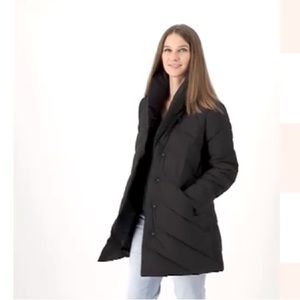 Dennis Basso Water Resistant Relaxed Fit Puffer Coat, A556116